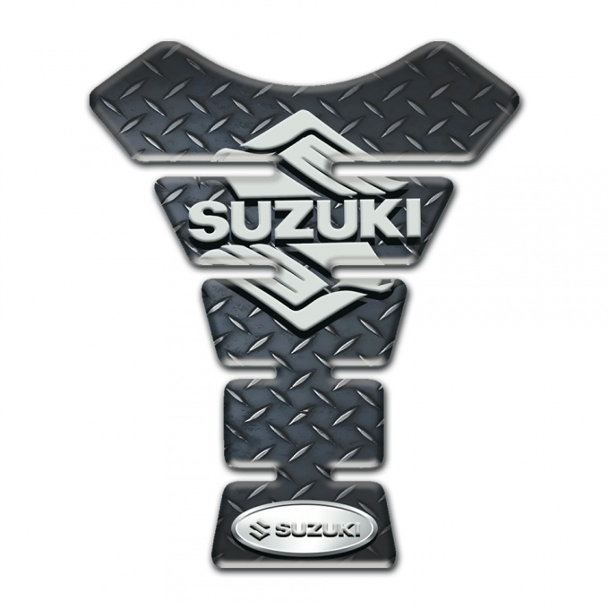 Suzuki Tank Guard Pads Rough Base Effect Classic Logo 