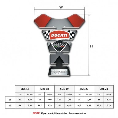 Ducati Tank Fuse Stylish Racing Edition 