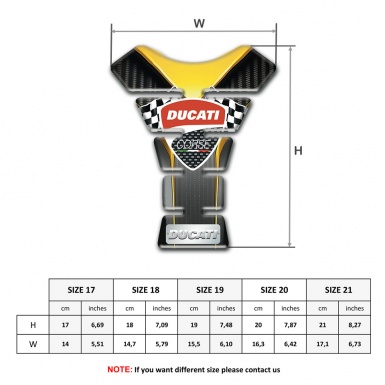 Ducati Tank Protector Anti Slip Sticker High End Style 