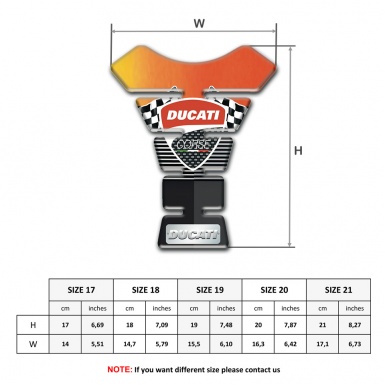 Ducati Tank Pad Protector Racing Edition 