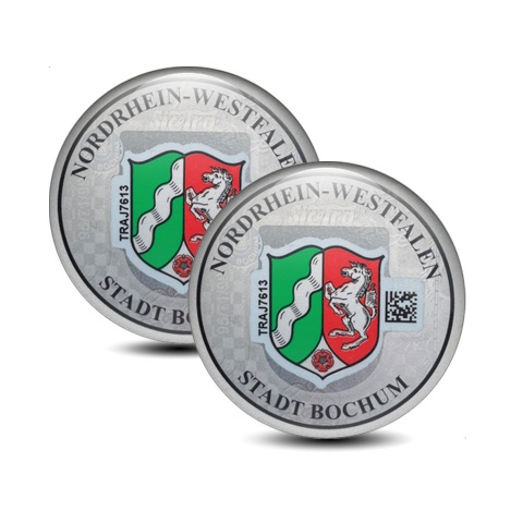 Aufkleber Bochum Nordrhein Westfalen Fur Nummernschild Plakette Real