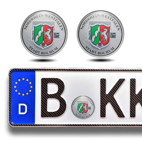 Aufkleber Bochum Nordrhein Westfalen Fur Nummernschild Plakette Real