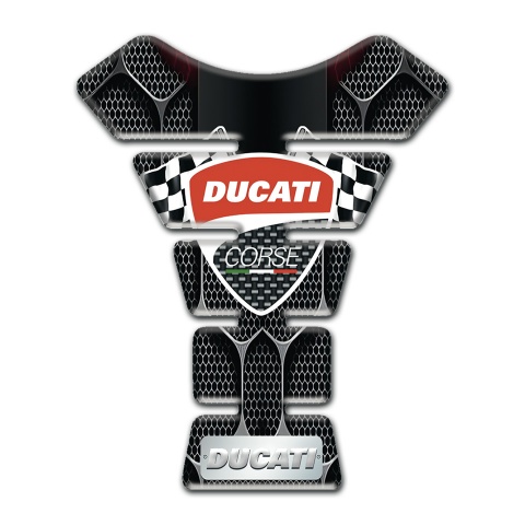 Ducati Tank Pad Motorbike 3D Decoration Style 