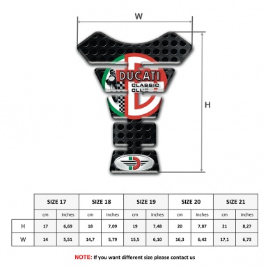 Ducati Tank Guard Pads Perforated Black Surface Design 