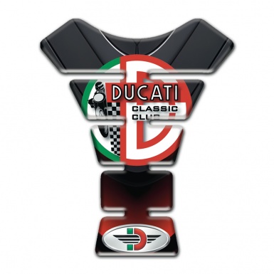 Ducati Tank Pad Motorbike Classic Club Logo Style Stylish Design 