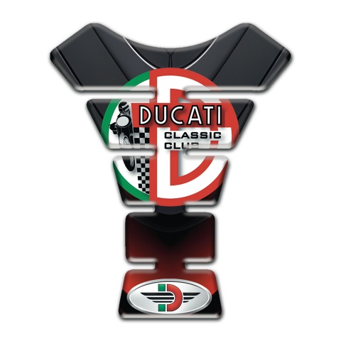 Ducati Tank Pad Motorbike Classic Club Logo Style Stylish Design 