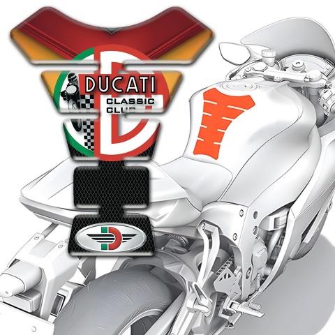 Ducati Tank Fuse Fire Design Motive 