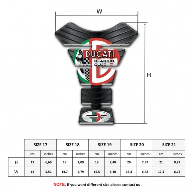 Ducati Tank Guard Pads Rubber Effect Style 