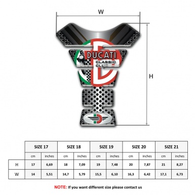 Ducati Tank Fuse Stylish Metall Effect Model 