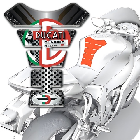 Ducati Tank Fuse Stylish Metall Effect Model 