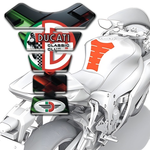 Ducati Tank Guard Pads 3D Amazing Design Version 