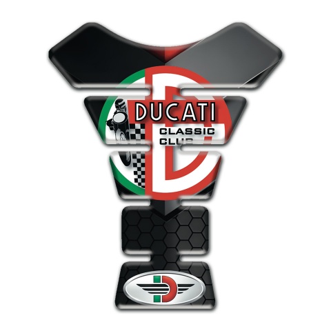 Ducati Tank Pad Protector High End Classic Club Style 