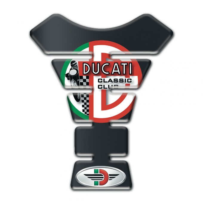 Ducati Tank Guard Pads Graphite Effect Version 