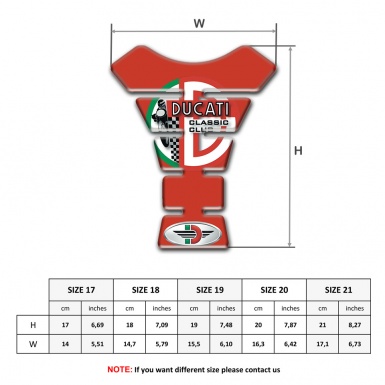 Ducati Tank Fuse Red Base Print 