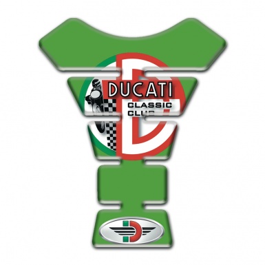 Ducati Tank Protector Green Base Print 
