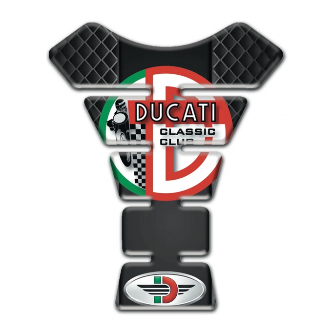 Ducati Tank Fuse Dark Mesh base Classic Club Style 