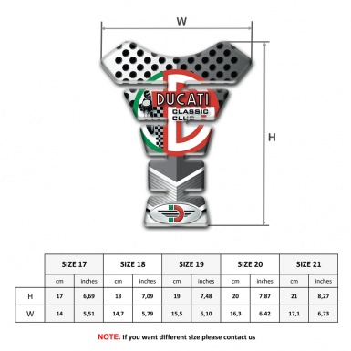 Ducati Tank Fuse Classic Club Type 