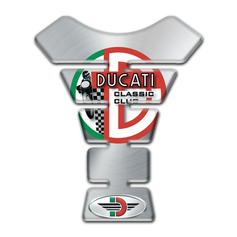 Ducati Tank Protector Silver Base Print 
