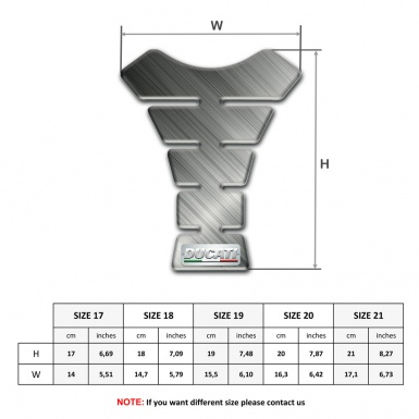 Ducati Tank Guard Pads Matte Gray Edition 