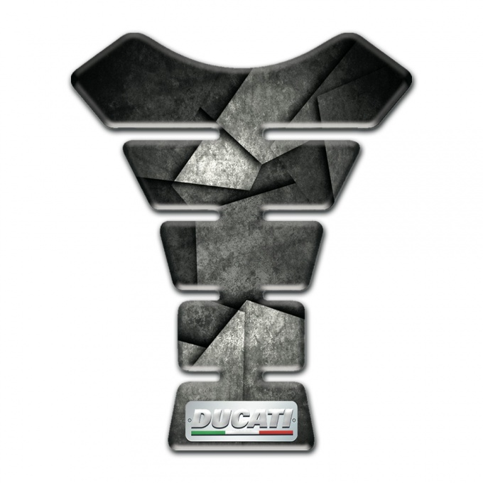 Ducati Tank Pad Protector Mixed Gray Black Edition 