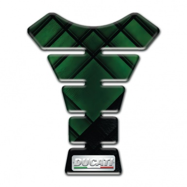 Ducati Tank Pad Motorbike Dark Green Parts Version 