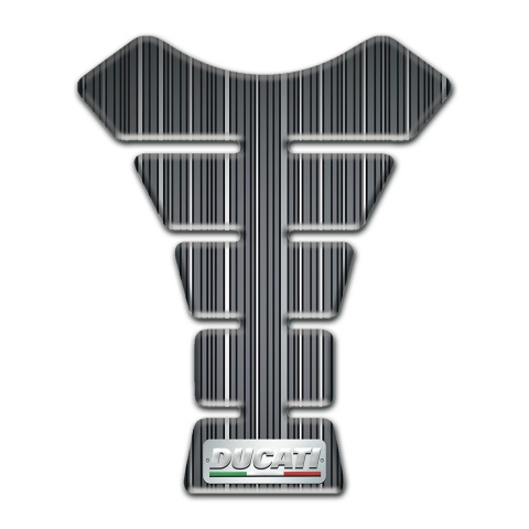 Ducati Tank Protector Gray with White Stripes Version 