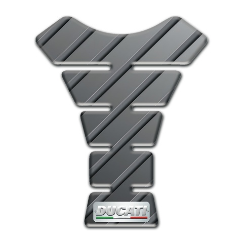 Ducati Tank Protector Gray Diagonal patterns type 