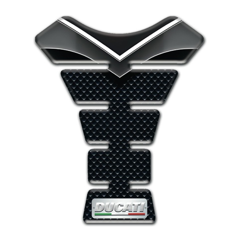 Ducati Tank Pad Motorbike High-Quality syle with Small Plate Logo 