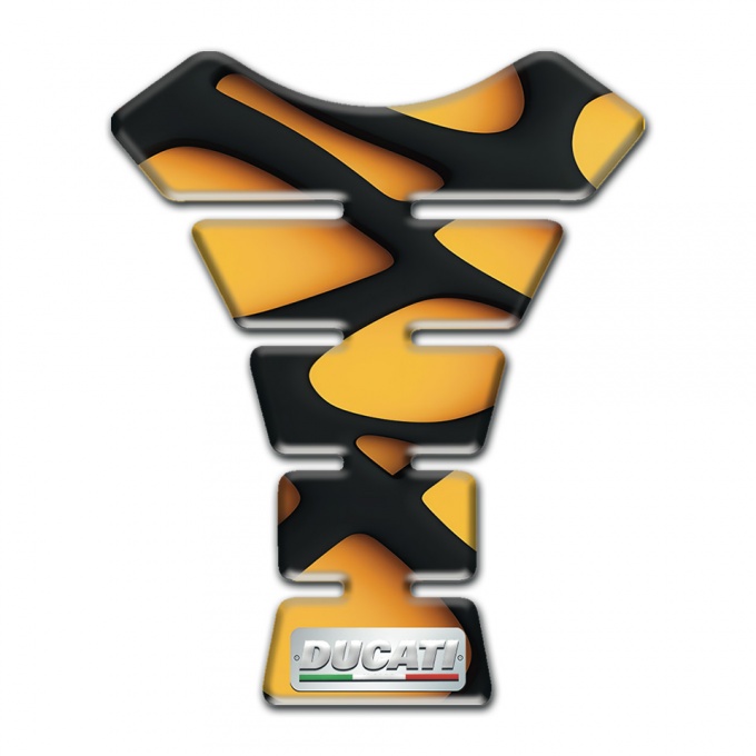 Ducati Tank Fuse Orange Black Patterns Type 