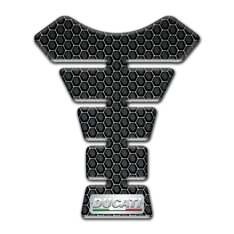 Ducati Tank Pad Motorbike Design Perforated Steel Variant 