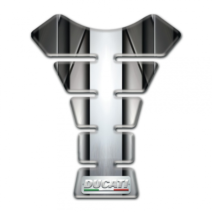 Ducati Tank Guard Pads Center Aluminium Tape Effect Type 