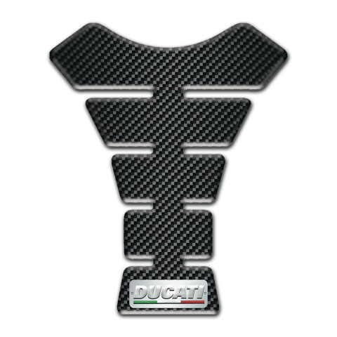 Ducati Tank Pad Protector Model with Dark Carbon Design 