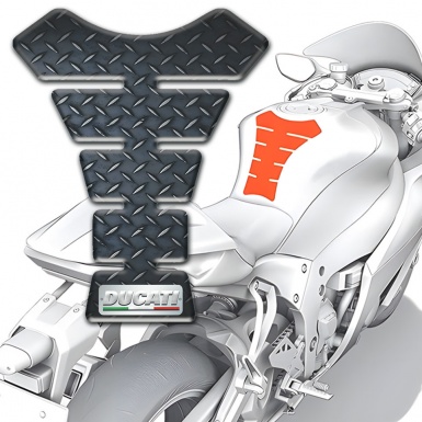 Ducati Tank Fuse Model with Rough effect Design 