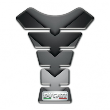 Ducati Tank Pad Motorbike Model with Gray Nuance Details 