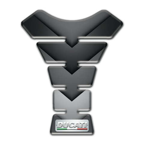 Ducati Tank Pad Motorbike Model with Gray Nuance Details 