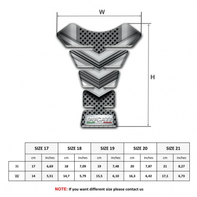 Ducati Tank Guard Pads High End Decoration 
