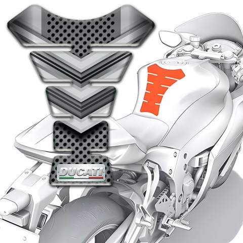 Ducati Tank Guard Pads High End Decoration 