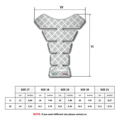Ducati Tank Fuse Model with Crossed patterns Design 