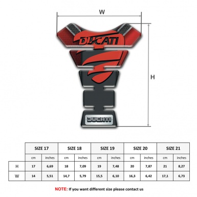 Ducati  Tank Pad Motorbike Racing Edition 