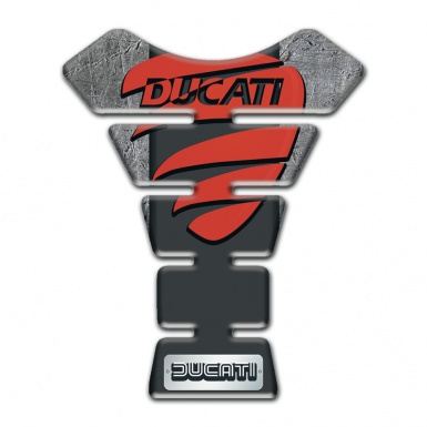 Ducati Tank Pad Protector Stone Effect background 