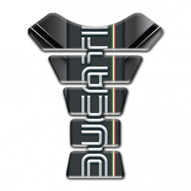 Ducati Tank Pad Motorbike Stylish Base Graphit logo Panel 