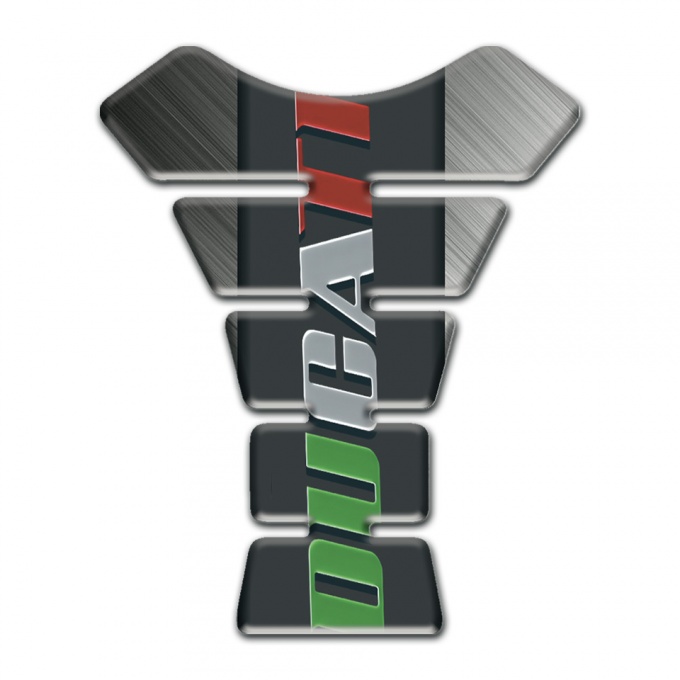 Ducati Tank Guard Pads matte Base Colorful Logo 