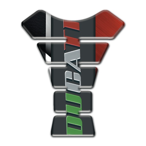 Ducati Tank Fuse Anti Slip Sticker Colorful Logo Design 