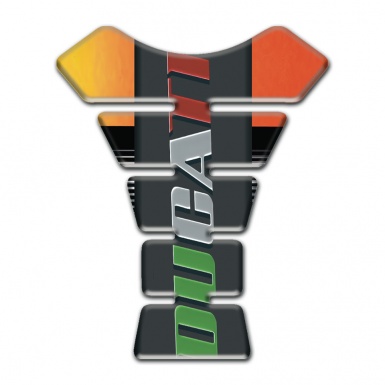 Ducati Tank Pad Protector Colorful Logo Silicone Sticker 