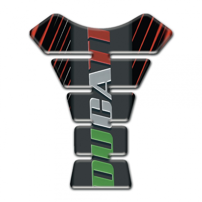 Ducati Tank Fuse High End Edition with Colorful Logo Inscription 