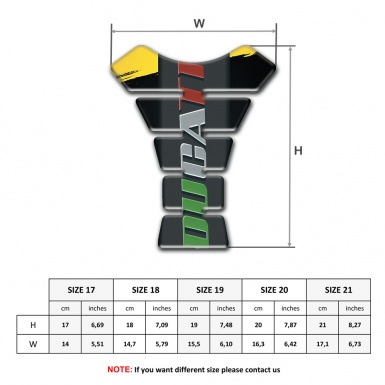 Ducati Tank Guard Pads Painting base Style Colorful Logo 