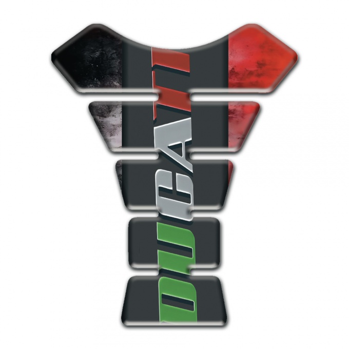 Ducati Tank Fuse Mixed Colors Base and Colorful logo Style