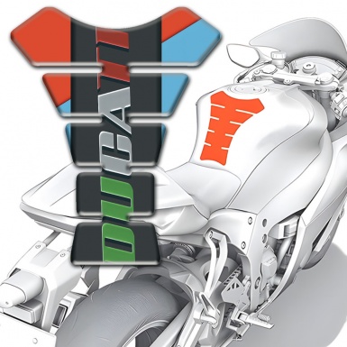Ducati Tank Protector Fresh Colors Base Colorful Logo 