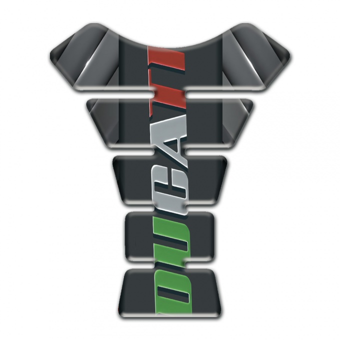 Ducati Tank Fuse Gray Elemens Base Colorful logo 