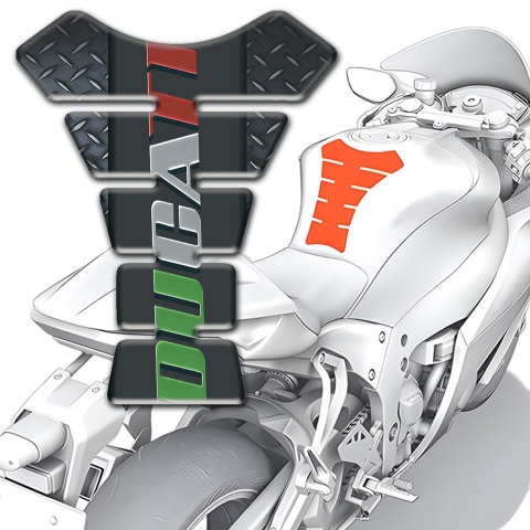 Ducati Tank Fuse Rough Effect warp Design 